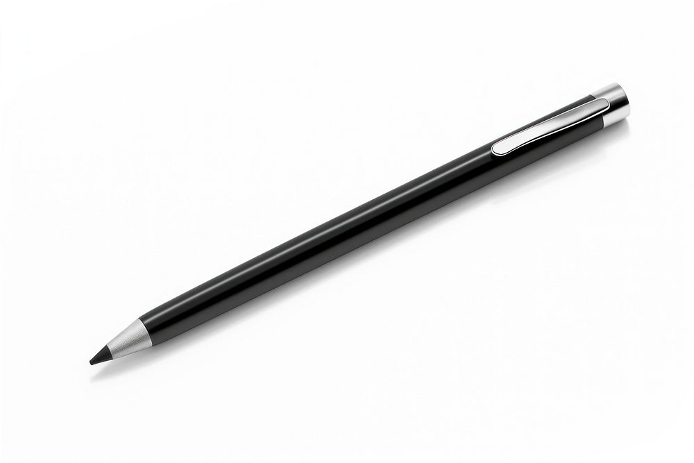 Black pencil white background paper metal. AI generated Image by rawpixel.