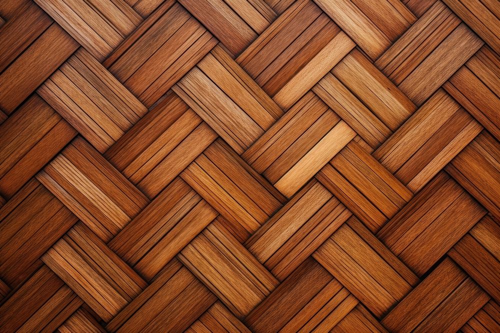 Plane square basket patterns wood backgrounds flooring. AI generated Image by rawpixel.
