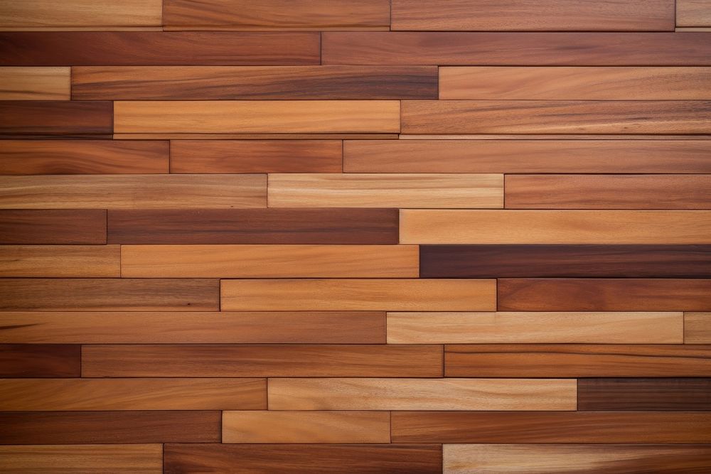 Teak straight wood floor pattern backgrounds hardwood flooring. AI generated Image by rawpixel.