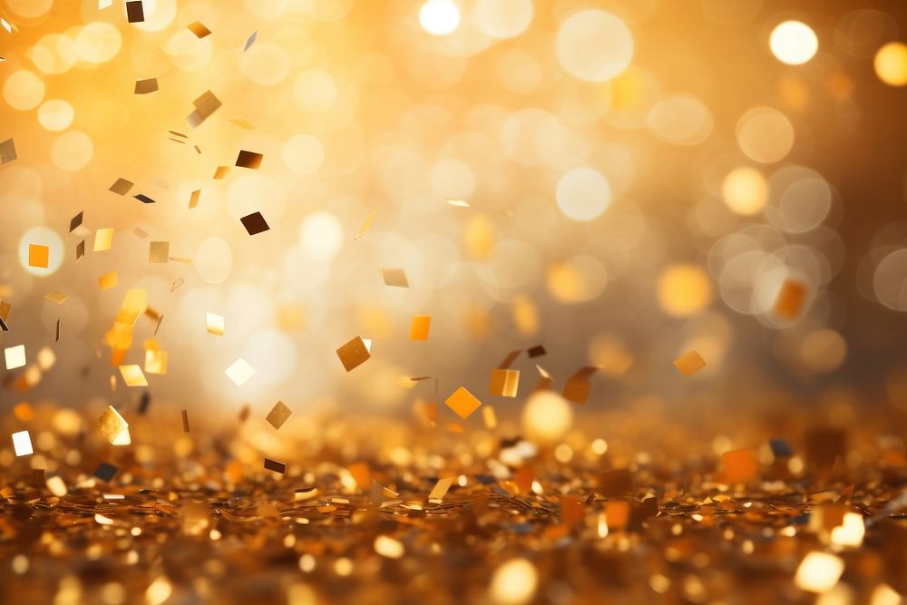 Blurred bokeh background confetti backgrounds glitter. AI generated Image by rawpixel.