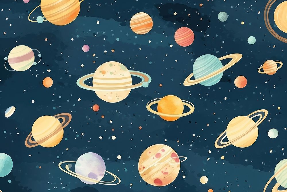 Planets backgrounds astronomy universe. AI generated Image by rawpixel.