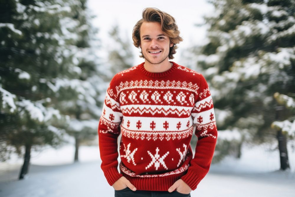 Sweater christmas adult day. AI generated Image by rawpixel.
