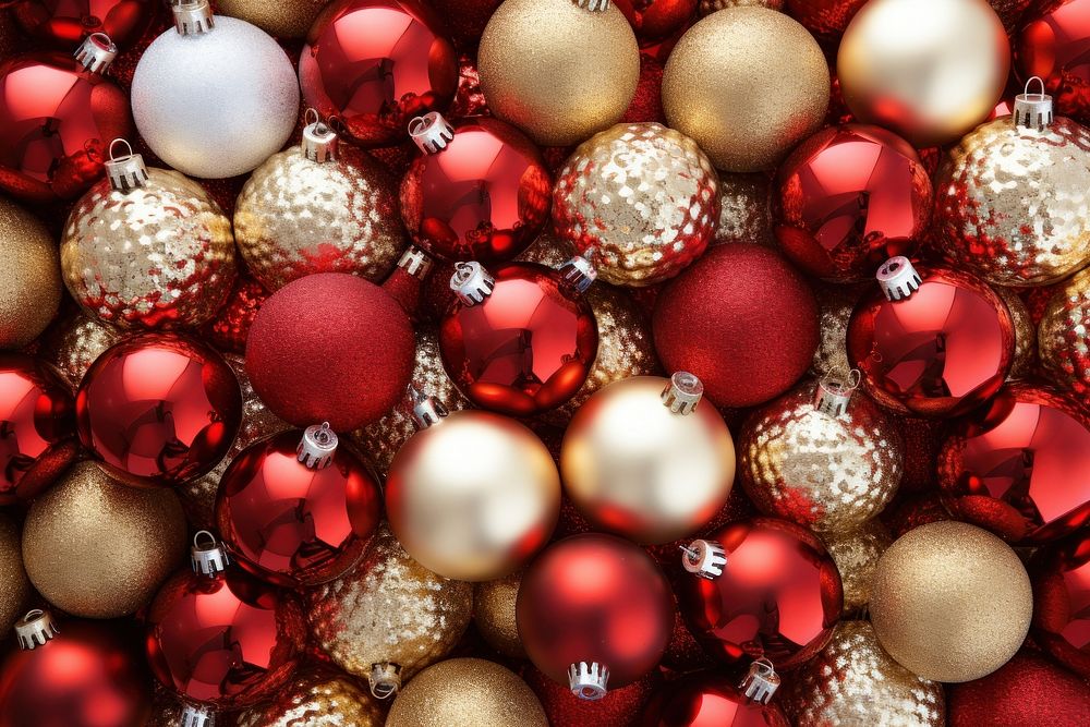 Christmas ornaments christmas backgrounds decoration. AI generated Image by rawpixel.