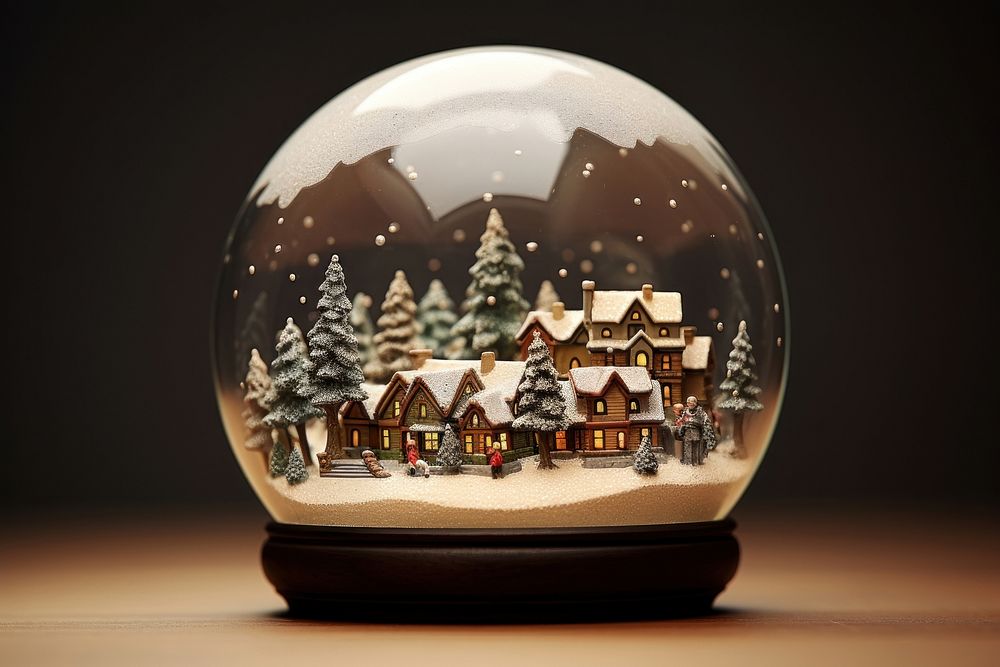 Globe christmas sphere photo. AI generated Image by rawpixel.