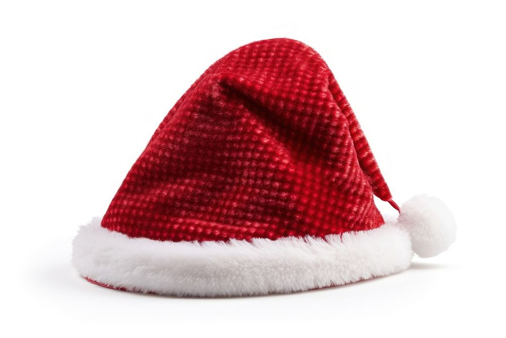 Hat christmas white background celebration. AI generated Image by rawpixel.