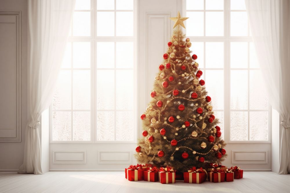 Christmas christmas tree plant. AI generated Image by rawpixel.