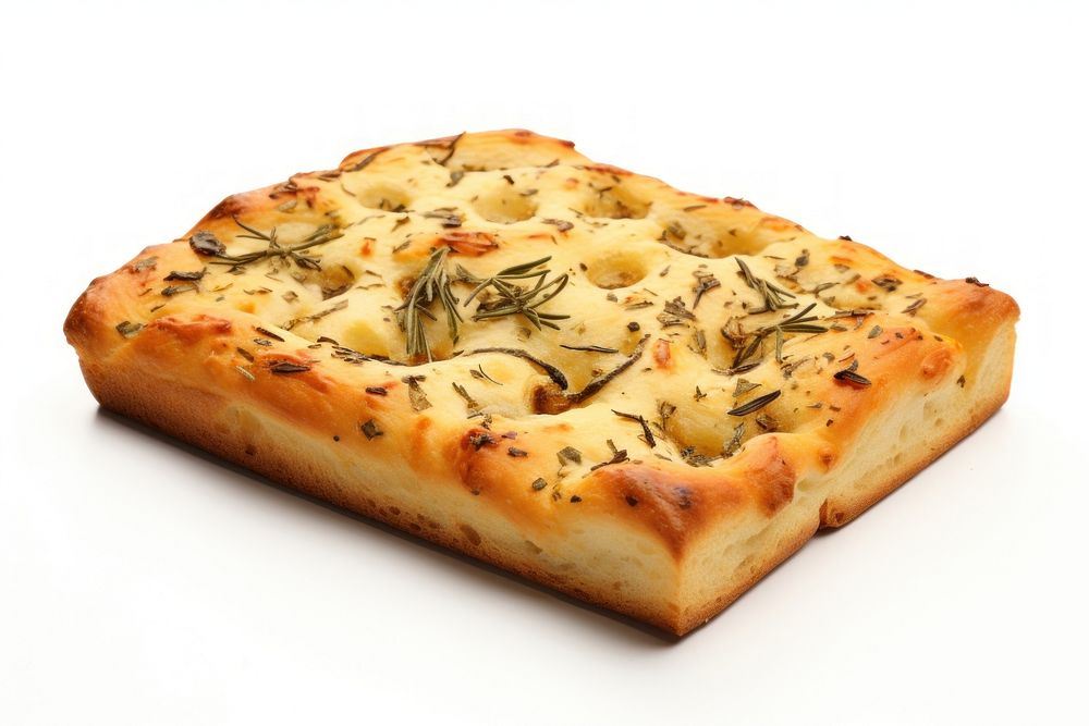 Focaccia dessert pizza bread. AI generated Image by rawpixel.