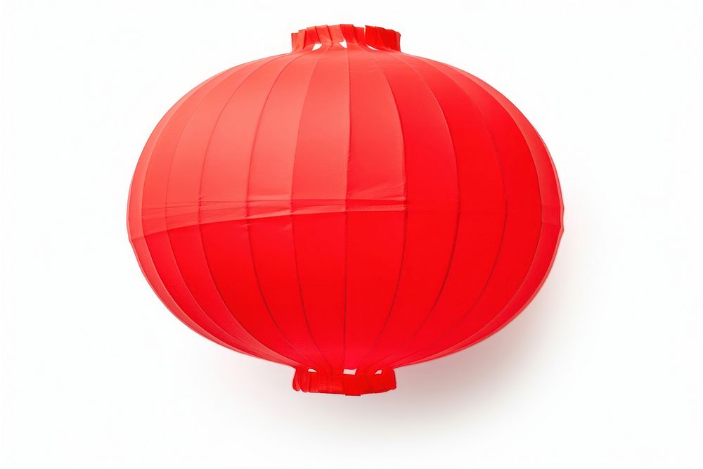 Paper Chinese lantern balloon white background chinese lantern. AI generated Image by rawpixel.