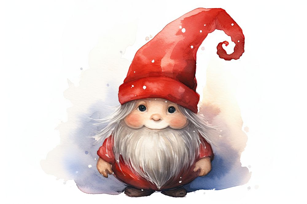 Gnome christmas red hat. AI generated Image by rawpixel.