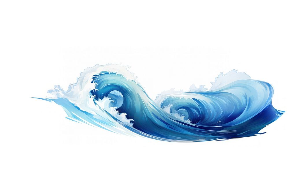 Wave sea white background splashing. AI generated Image by rawpixel.