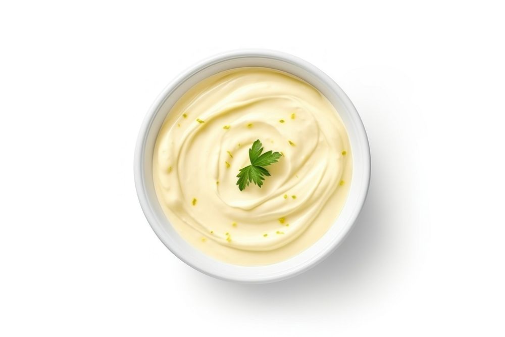 Aioli dip plate food meal. AI generated Image by rawpixel.