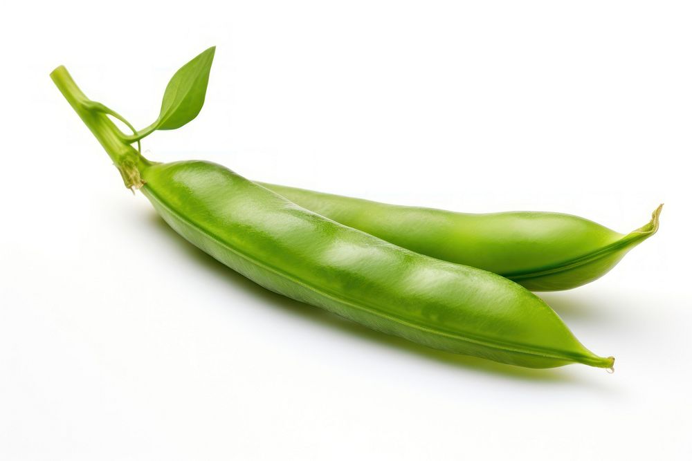 A vibrant green pea pod vegetable plant food. AI generated Image by rawpixel.