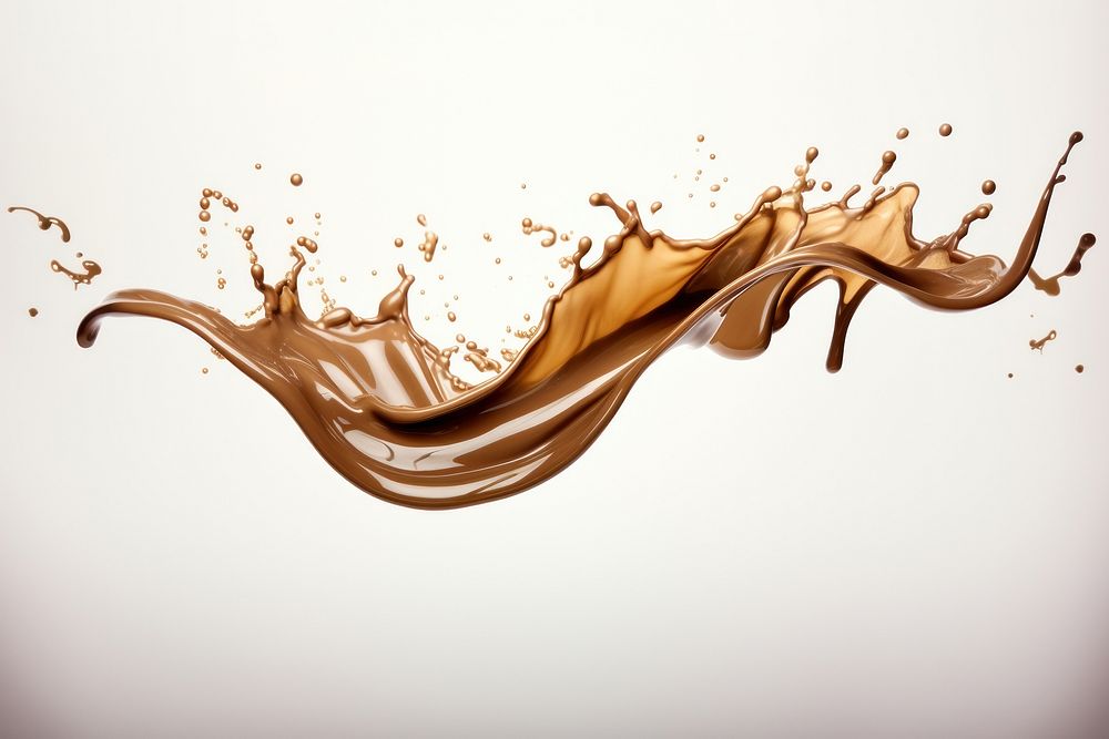 Chocolate splashing refreshment splattered. AI generated Image by rawpixel.
