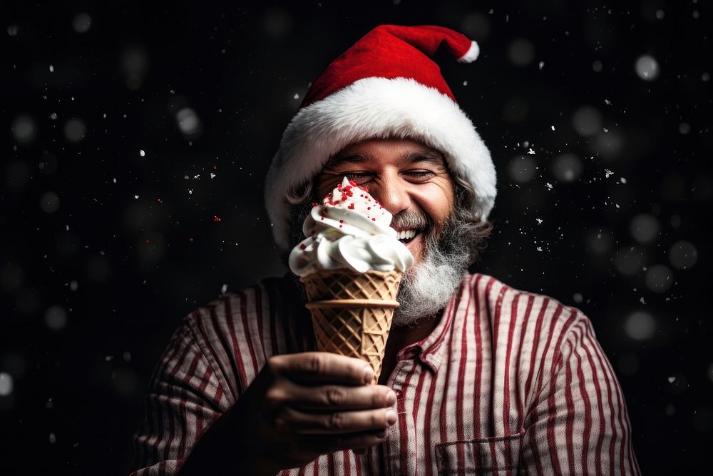 Christmas happiness dessert adult. AI generated Image by rawpixel.