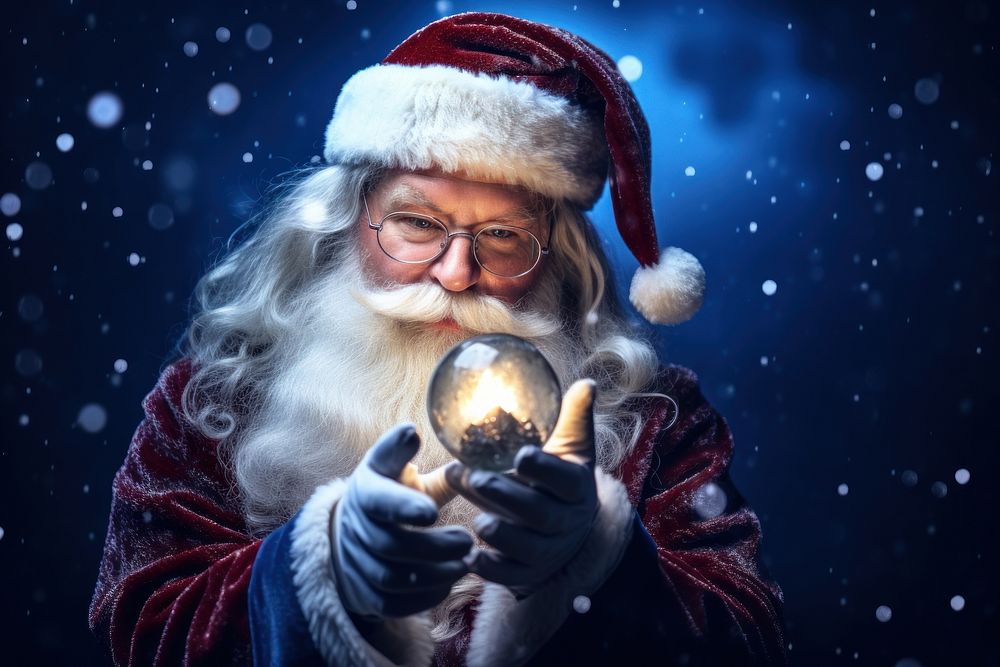 Christmas glowing holding glasses. AI generated Image by rawpixel.