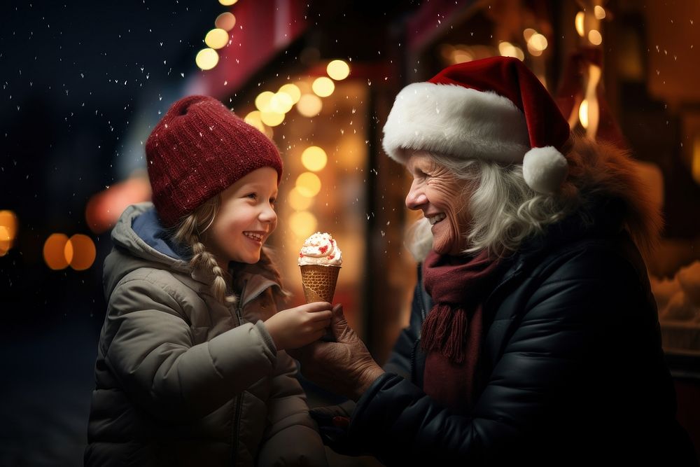 Happiness christmas adult woman. AI generated Image by rawpixel.