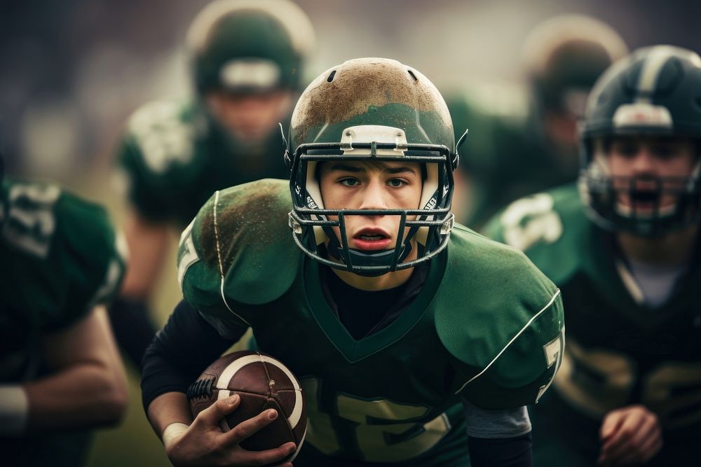 Football stadium helmet player. AI generated Image by rawpixel.