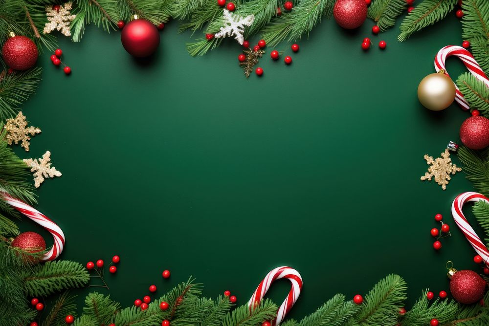 Christmas backgrounds decoration green. 