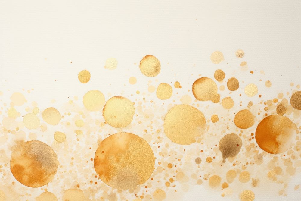 A watercolor drops backgrounds gold microbiology. AI generated Image by rawpixel.