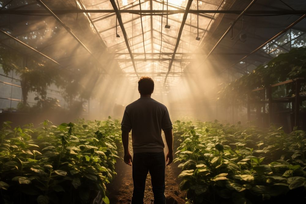 Greenhouse plant agriculture gardening. AI generated Image by rawpixel.