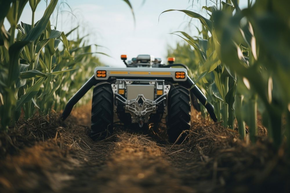 Agriculture outdoors vehicle machine. AI generated Image by rawpixel.