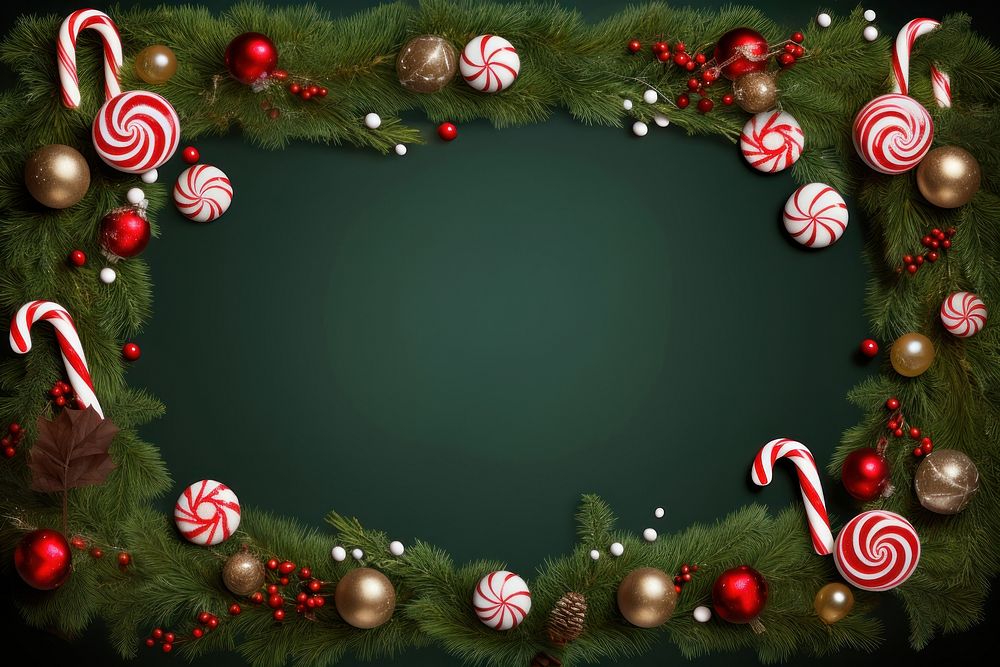 Christmas decoration green candy. AI generated Image by rawpixel.