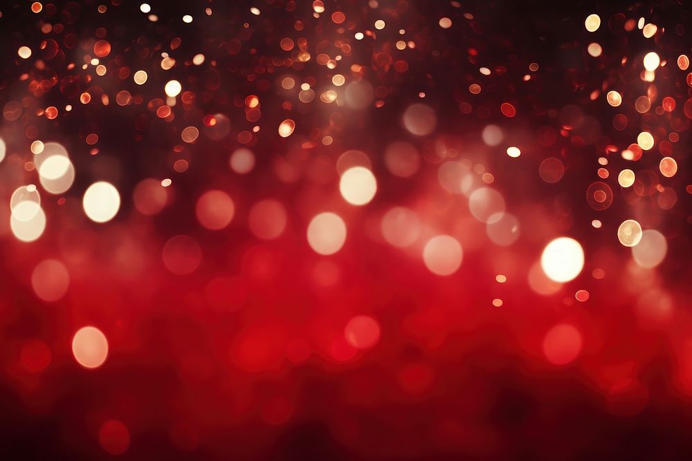 Merry christmas red background glitter backgrounds light. AI generated Image by rawpixel.