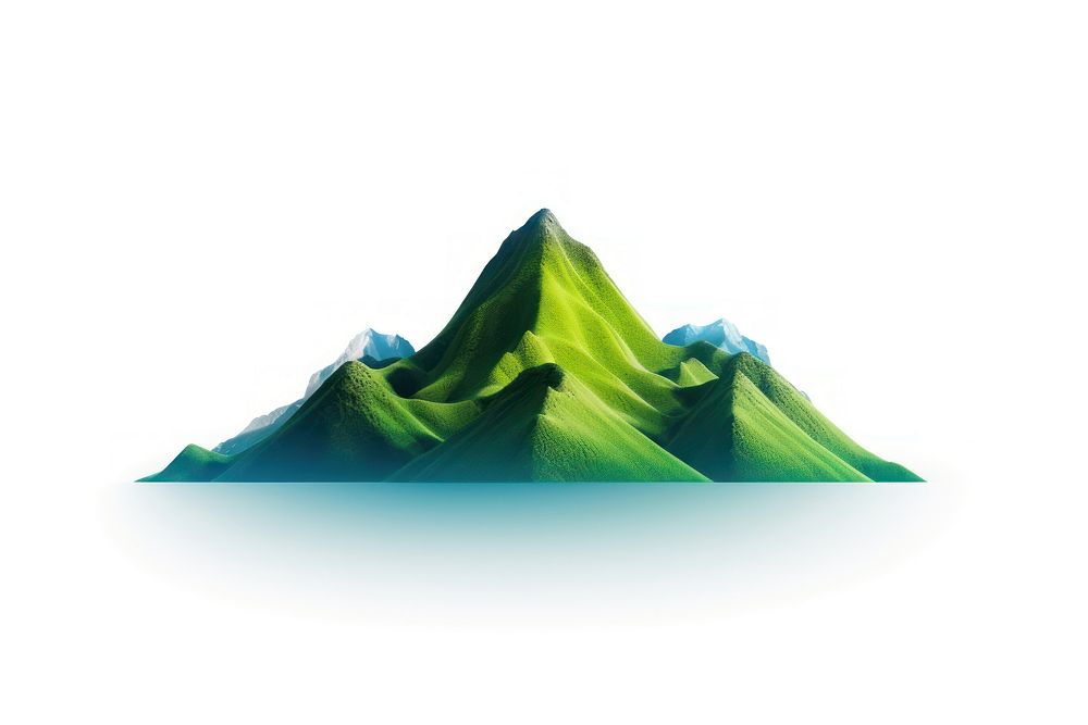 Mountain landscape nature green. AI generated Image by rawpixel.