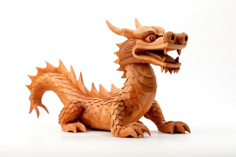 Chinese Dragon dragon dinosaur animal. AI generated Image by rawpixel.