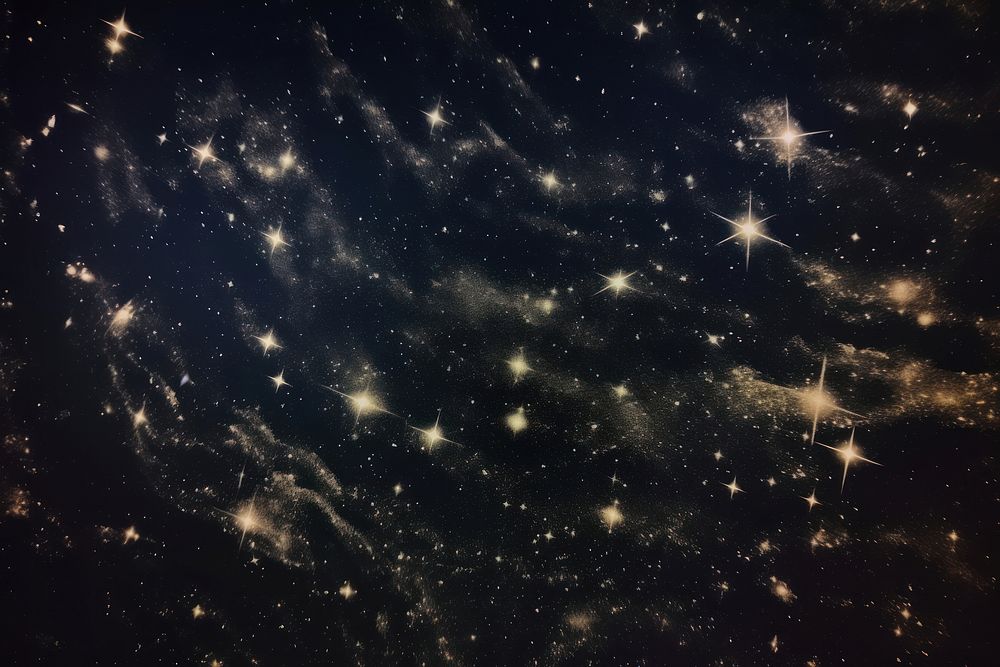 Dreamy stars astronomy universe outdoors. AI generated Image by rawpixel.