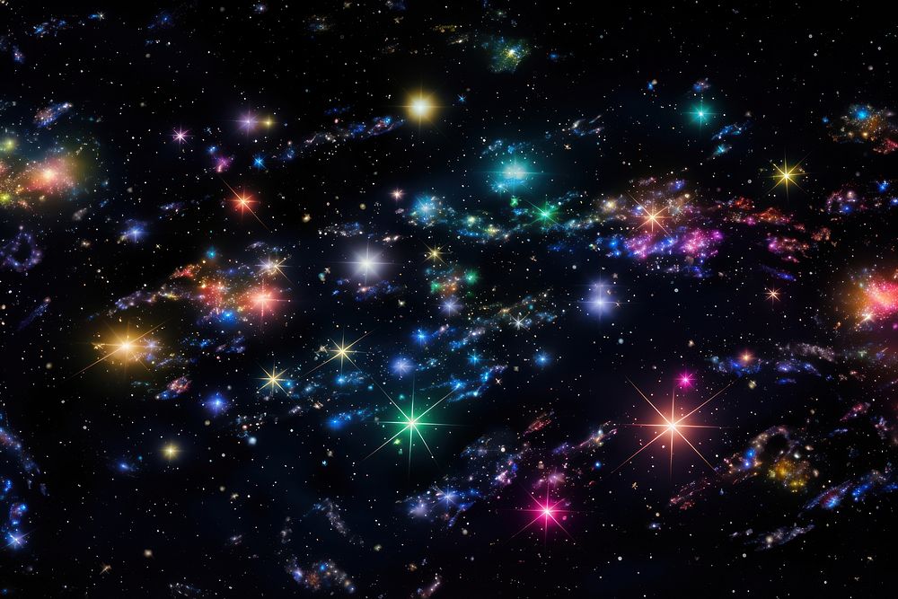 Beautiful stars tweak backgrounds astronomy universe. AI generated Image by rawpixel.