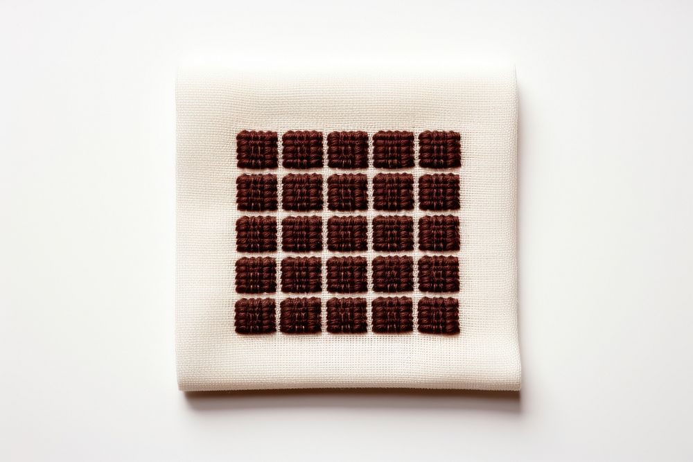 Embroidery chocolate pattern bling-bling. AI generated Image by rawpixel.