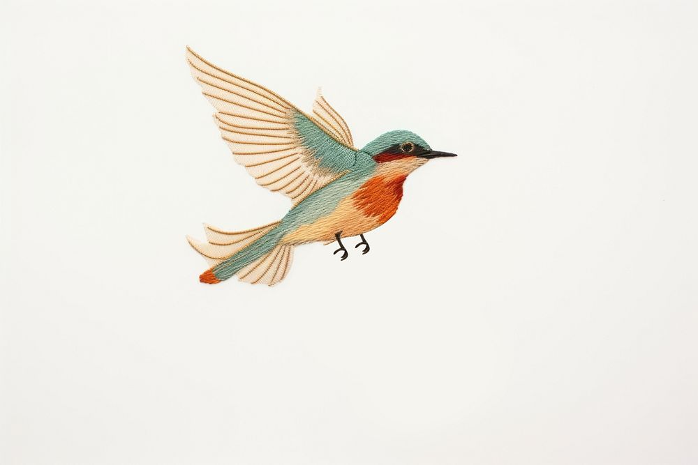 Flying bird animal hummingbird. AI generated Image by rawpixel.