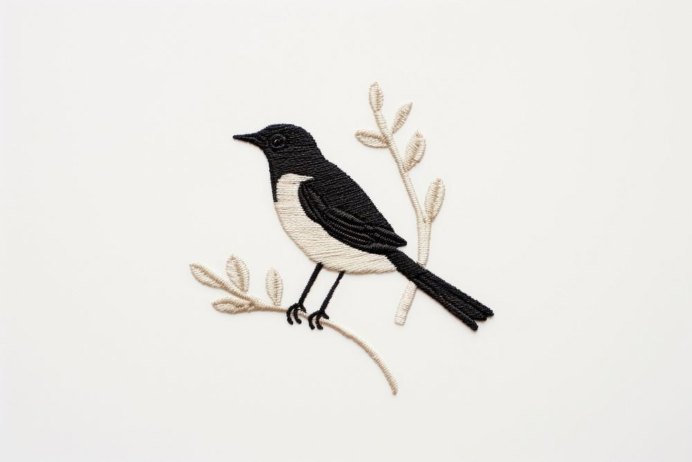 Bird animal blackbird wildlife. AI generated Image by rawpixel.
