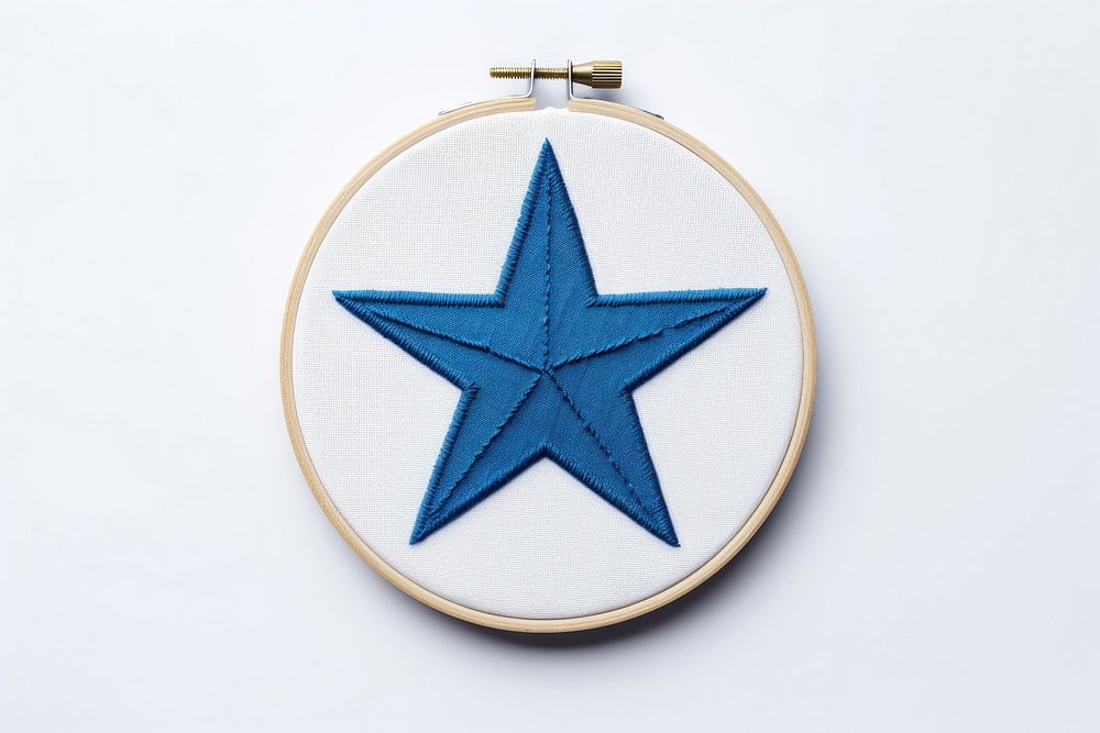 Embroidery pattern blue accessories. AI generated Image by rawpixel.