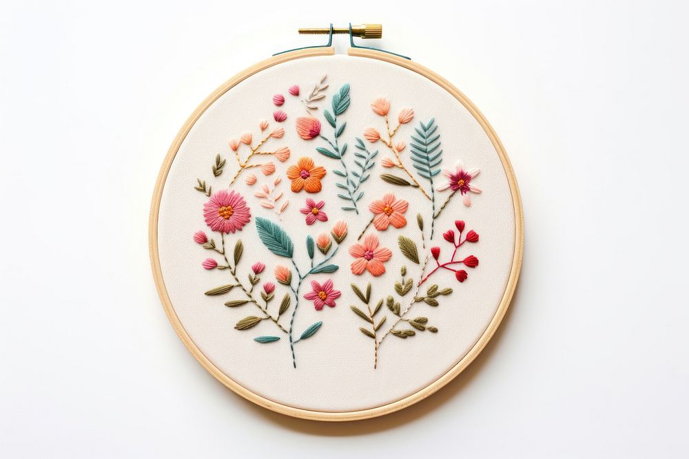 Embroidery pattern cross-stitch creativity. AI generated Image by rawpixel.