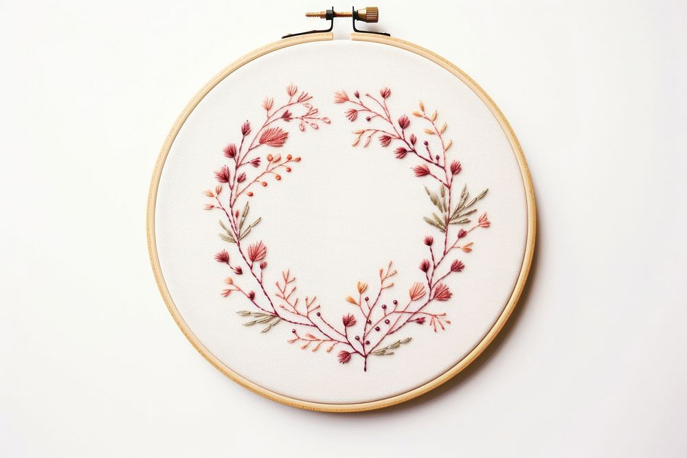Embroidery pattern circle celebration. AI generated Image by rawpixel.
