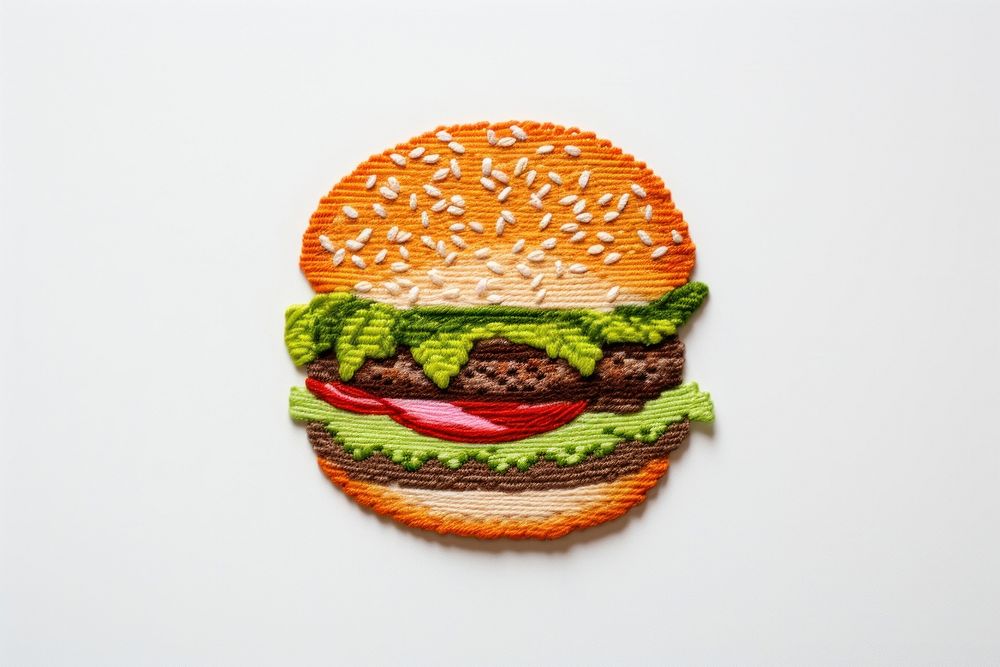 Burger food creativity hamburger. AI generated Image by rawpixel.