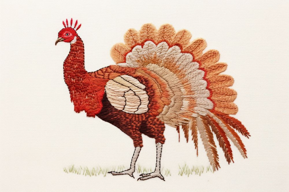 Chicken animal turkey bird. AI generated Image by rawpixel.