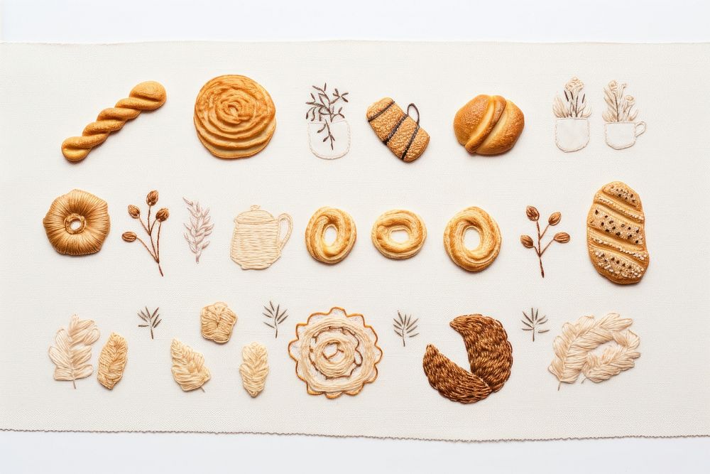 Bread food confectionery gingerbread. AI generated Image by rawpixel.
