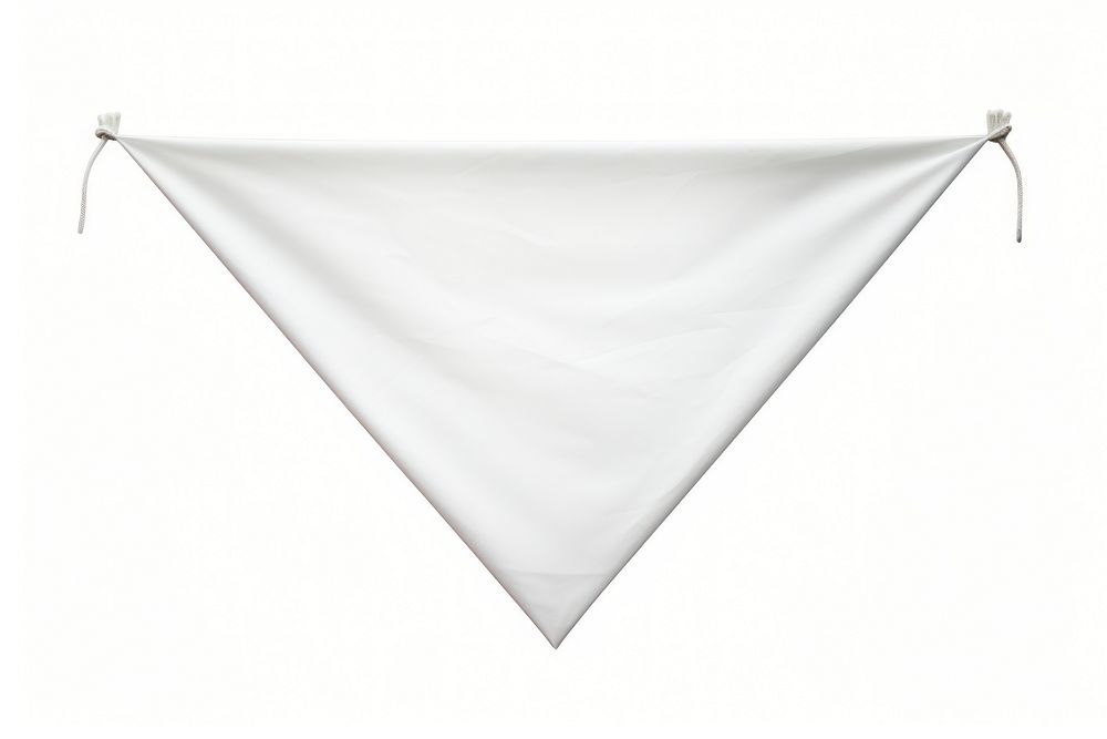 Banner hanging white flag. AI generated Image by rawpixel.