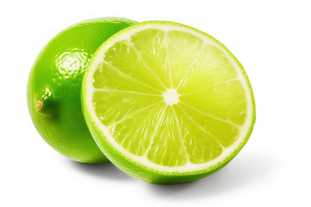 Slice lime food fruit plant. AI generated Image by rawpixel.