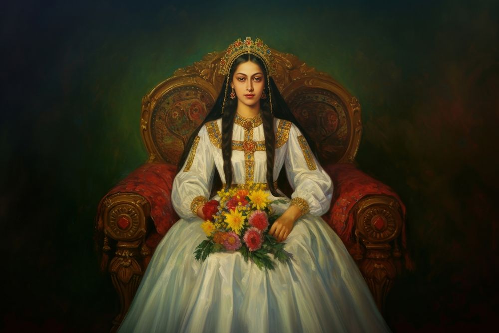 Romania painting art portrait. AI generated Image by rawpixel.