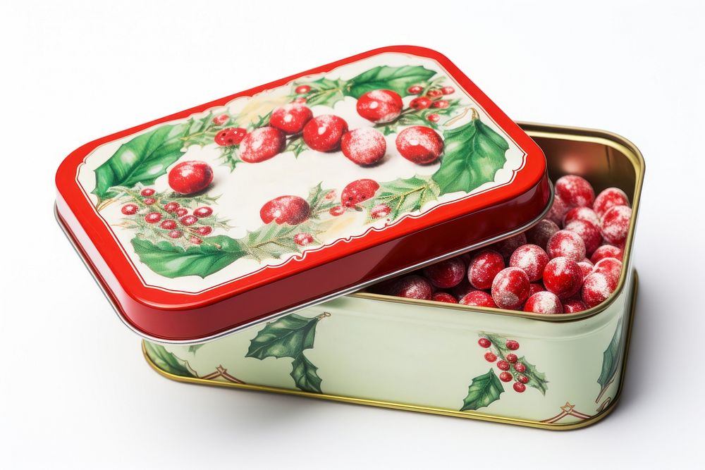 Christmas candy box dessert fruit. AI generated Image by rawpixel.