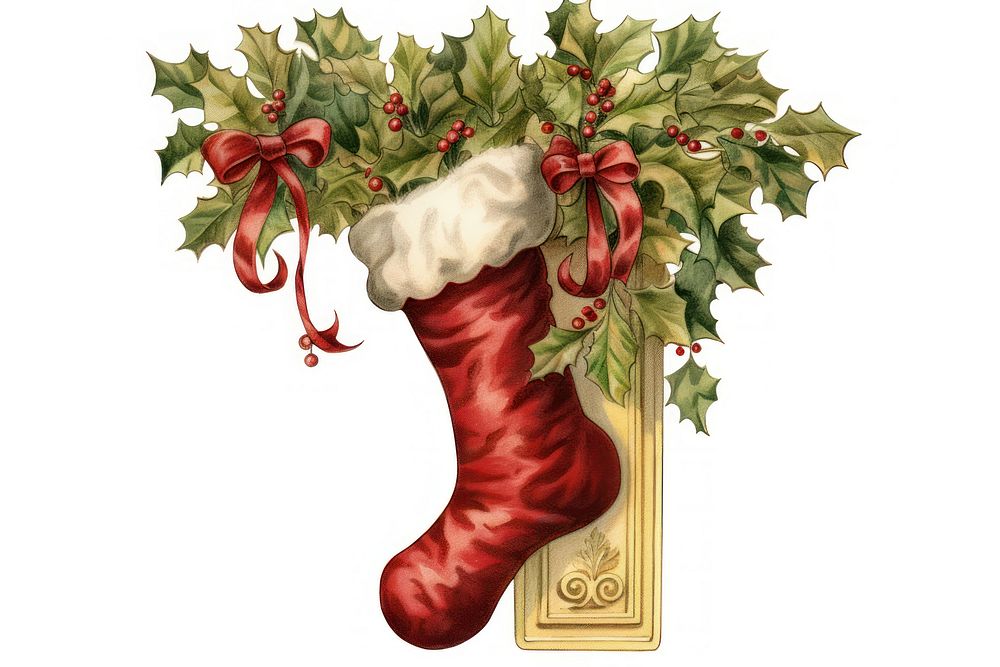 Christmas stocking gift celebration decoration. AI generated Image by rawpixel.