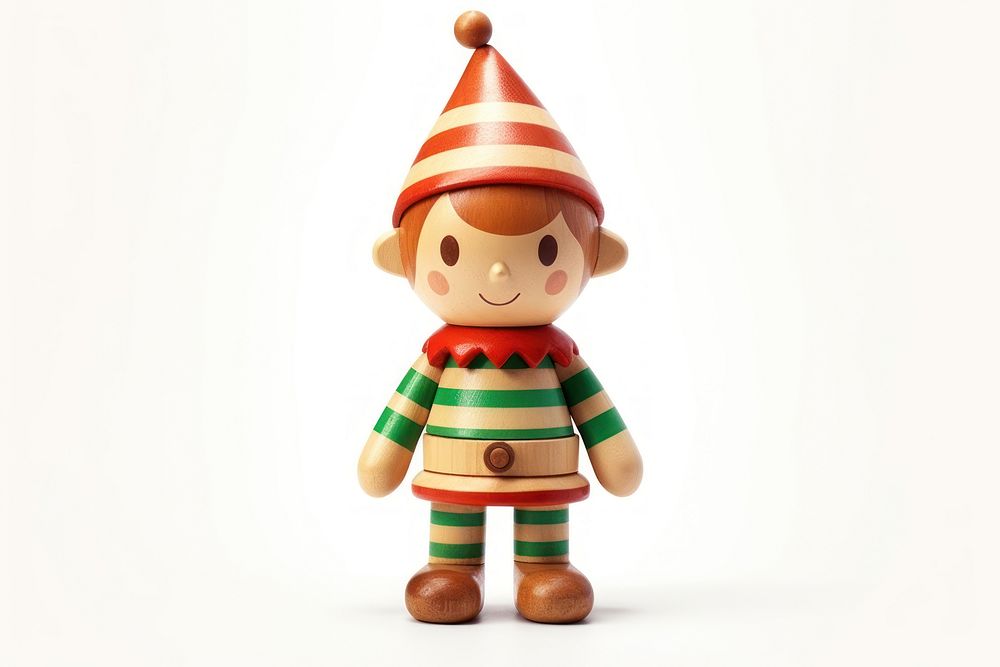 Christmas elf toy figurine doll. AI generated Image by rawpixel.