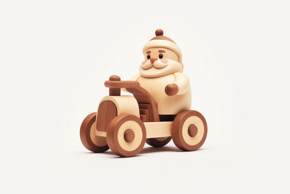Santa toy vehicle representation. AI generated Image by rawpixel.