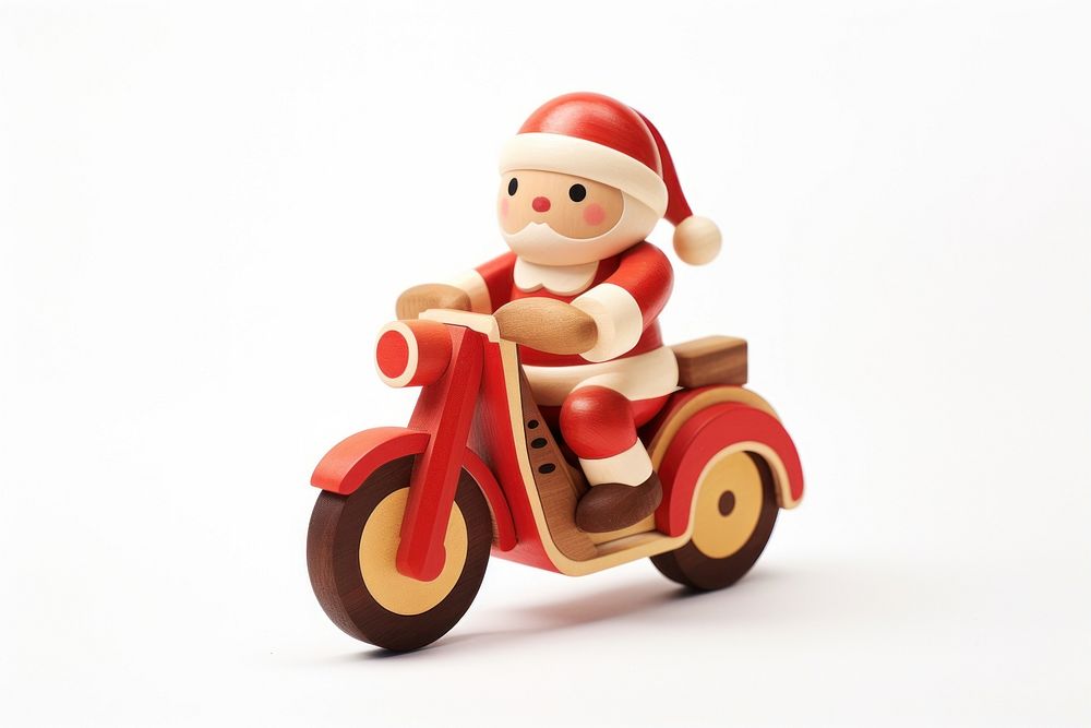 Santa toy tricycle vehicle. AI generated Image by rawpixel.