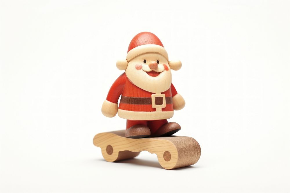 Santa toy figurine snowman. AI generated Image by rawpixel.