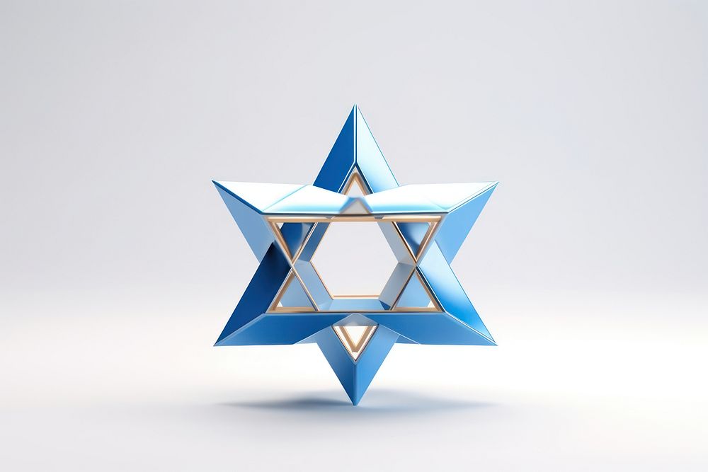 Hanukkah magen david symbol jewelry shape. AI generated Image by rawpixel.